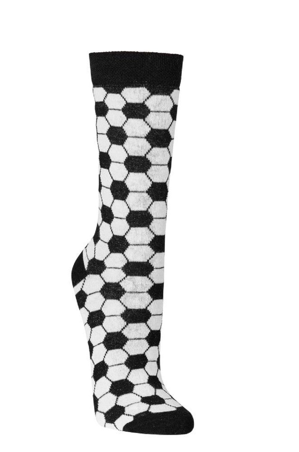 Socks 4 Fun Freizeitsocken Socks 4 Fun Motivsocken Fußball 2er Bündel (2 Paar, 2-Paar, 2-er Bündel)