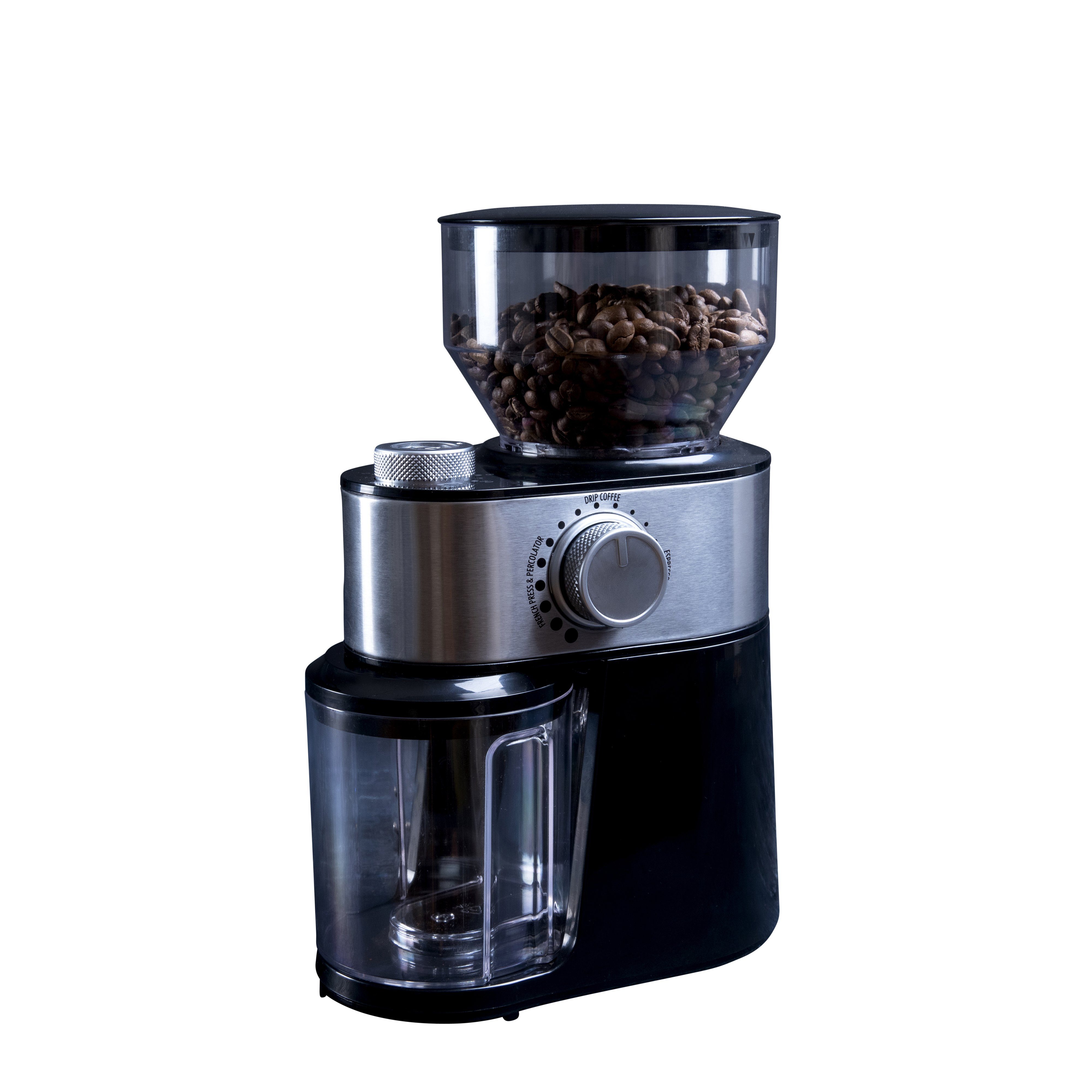 GASTRONOMA Kaffeemühle 18120001, 200 Watt, 200g Kapazität, 12 Mahlgradeinstellungen, für (2-12 Tassen)