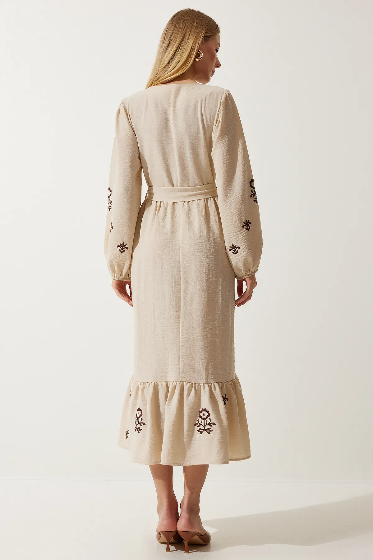 Happiness İstanbul  Kleid - Beige - A-Linie
