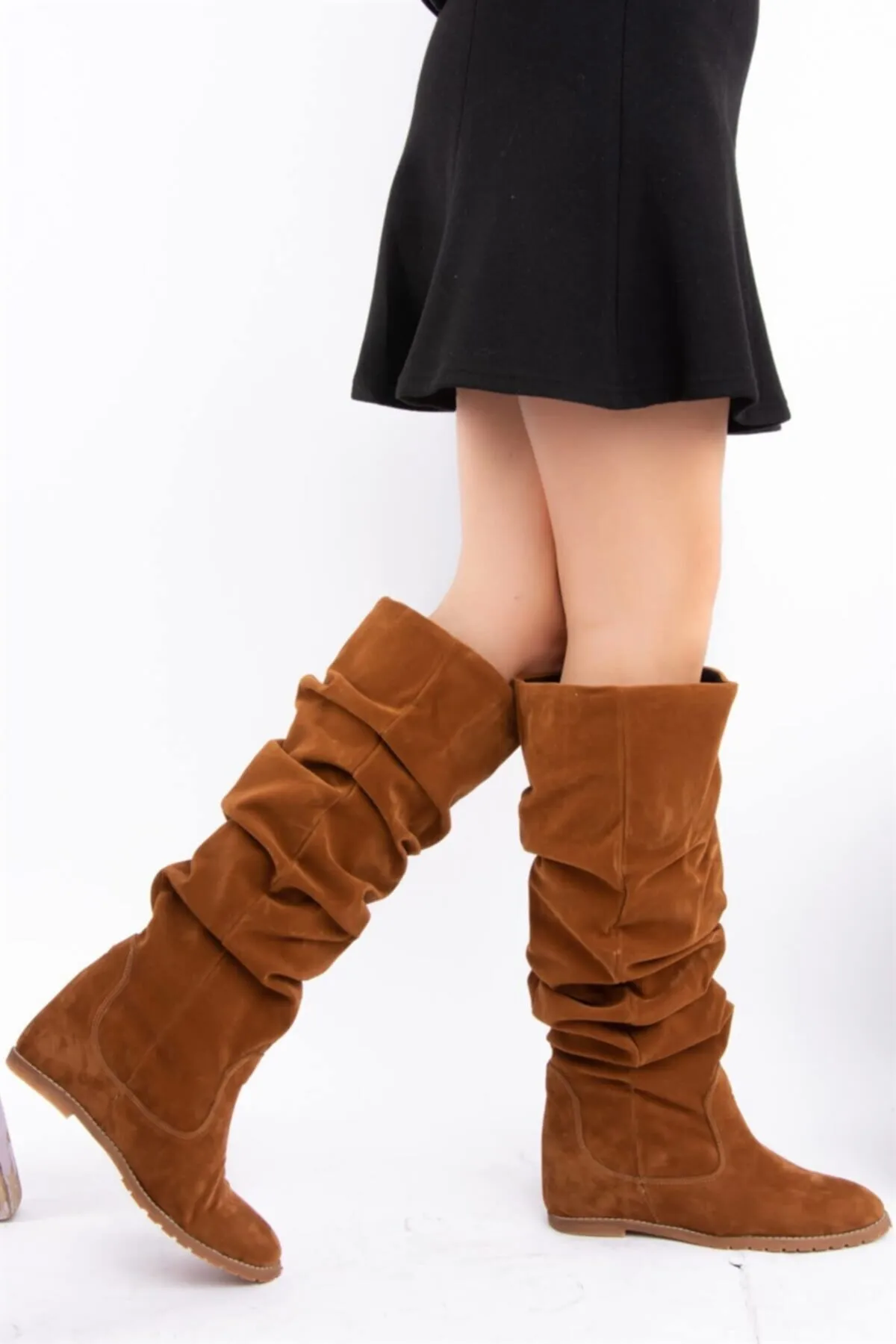 Fox Shoes  Hellbraune Damenstiefel E735051702