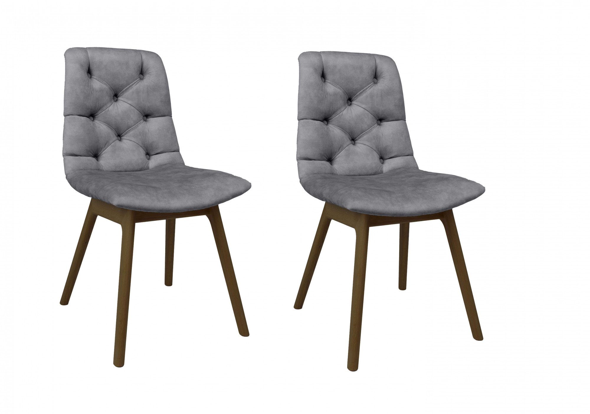 andas 4-Fußstuhl Ramon (Set, 2 St), mit Massivholzbeinen