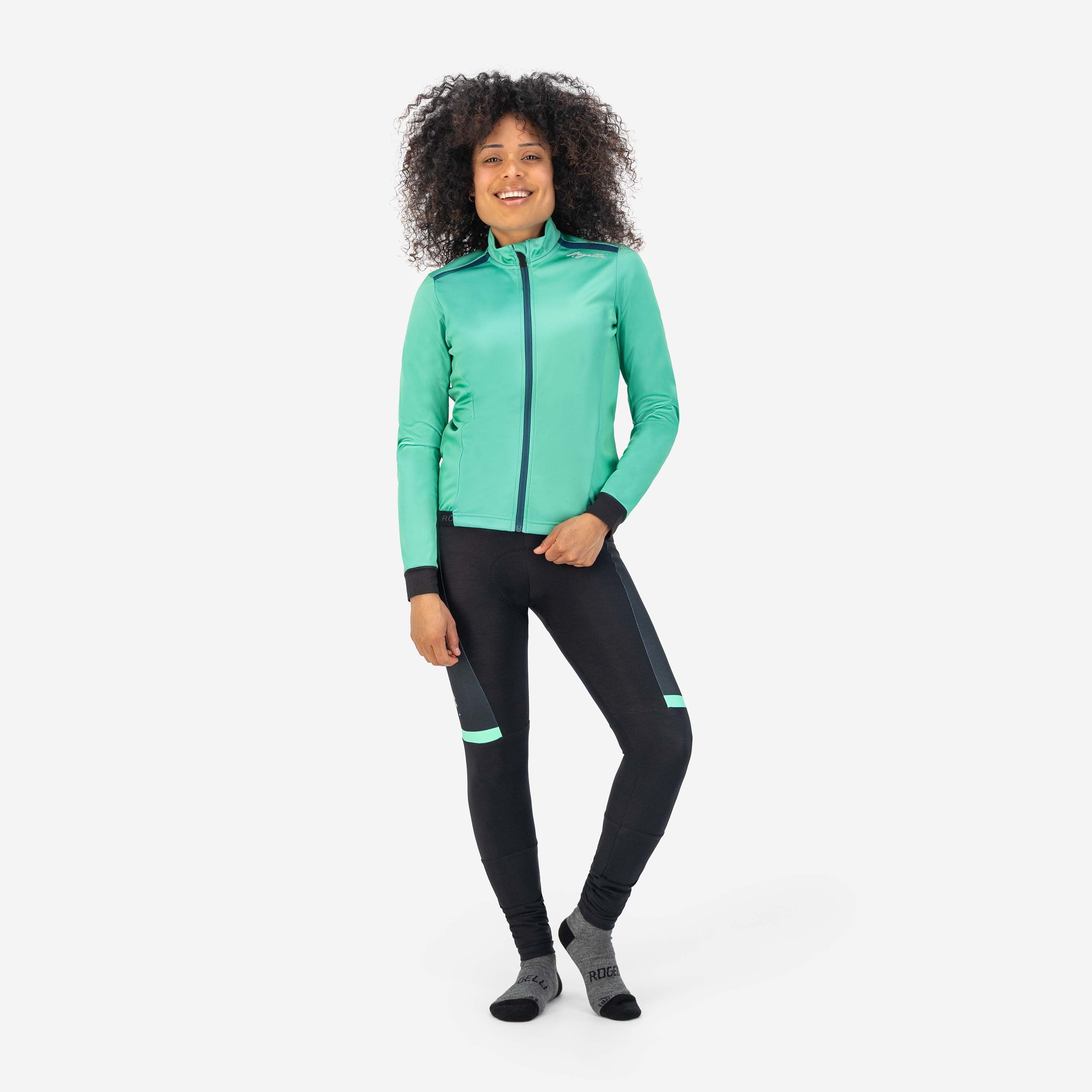 Rogelli Pesara Turquoise Black Damen Winterjacke