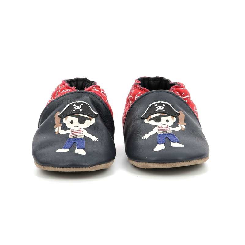 Chaussons cuir tannage végétal Caribbean Boy