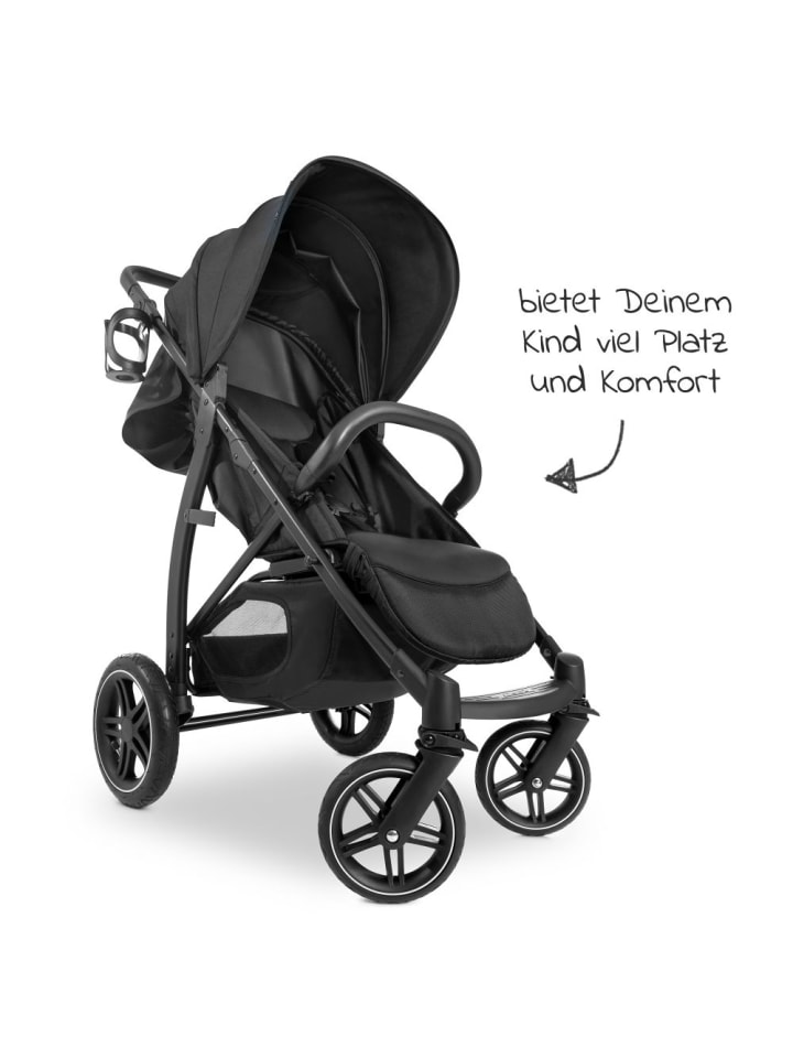 Hauck Buggy Rapid 4D AIR (bis 25 kg) - mit Luftreifen, in schwarz günstig kaufen onesize