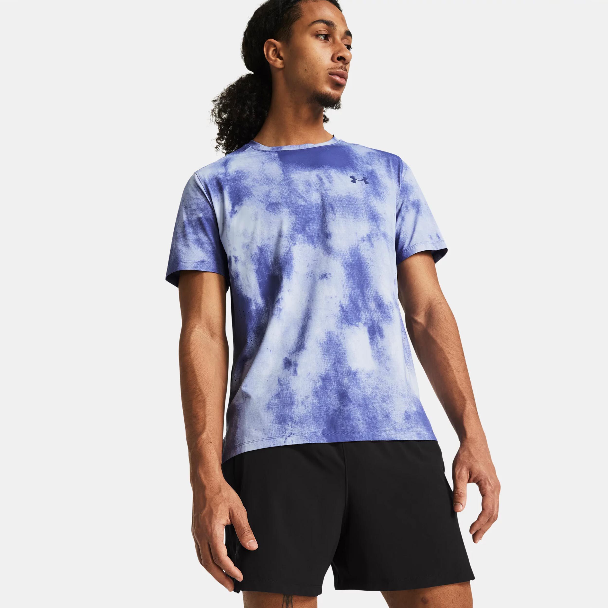 Laser Wash Laufshirt Herren - Lila