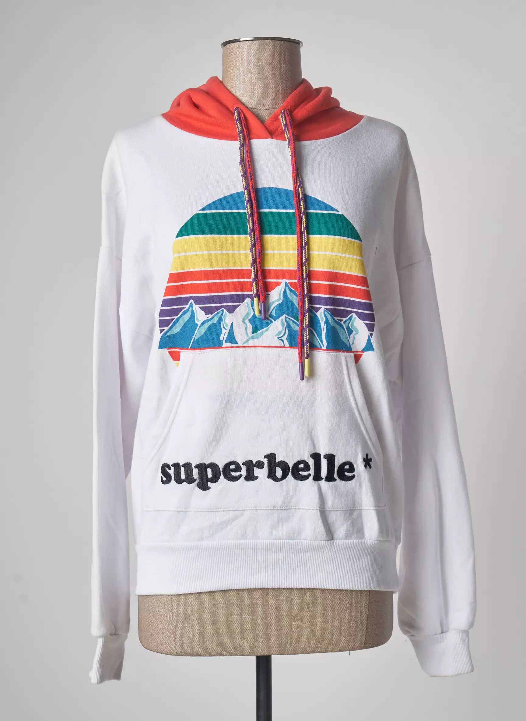Undiz Sweat Capuche Femme couleur blanc