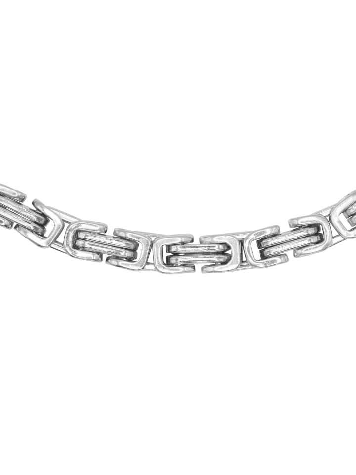 Steel_Art Königsarmband für Herren Dylan silberfarben poliert in silberfarben poliert günstig kaufen onesize