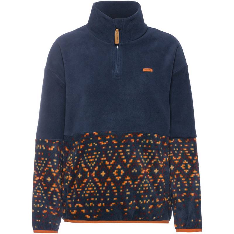 iriedaily Half Indi Fleecepullover Damen