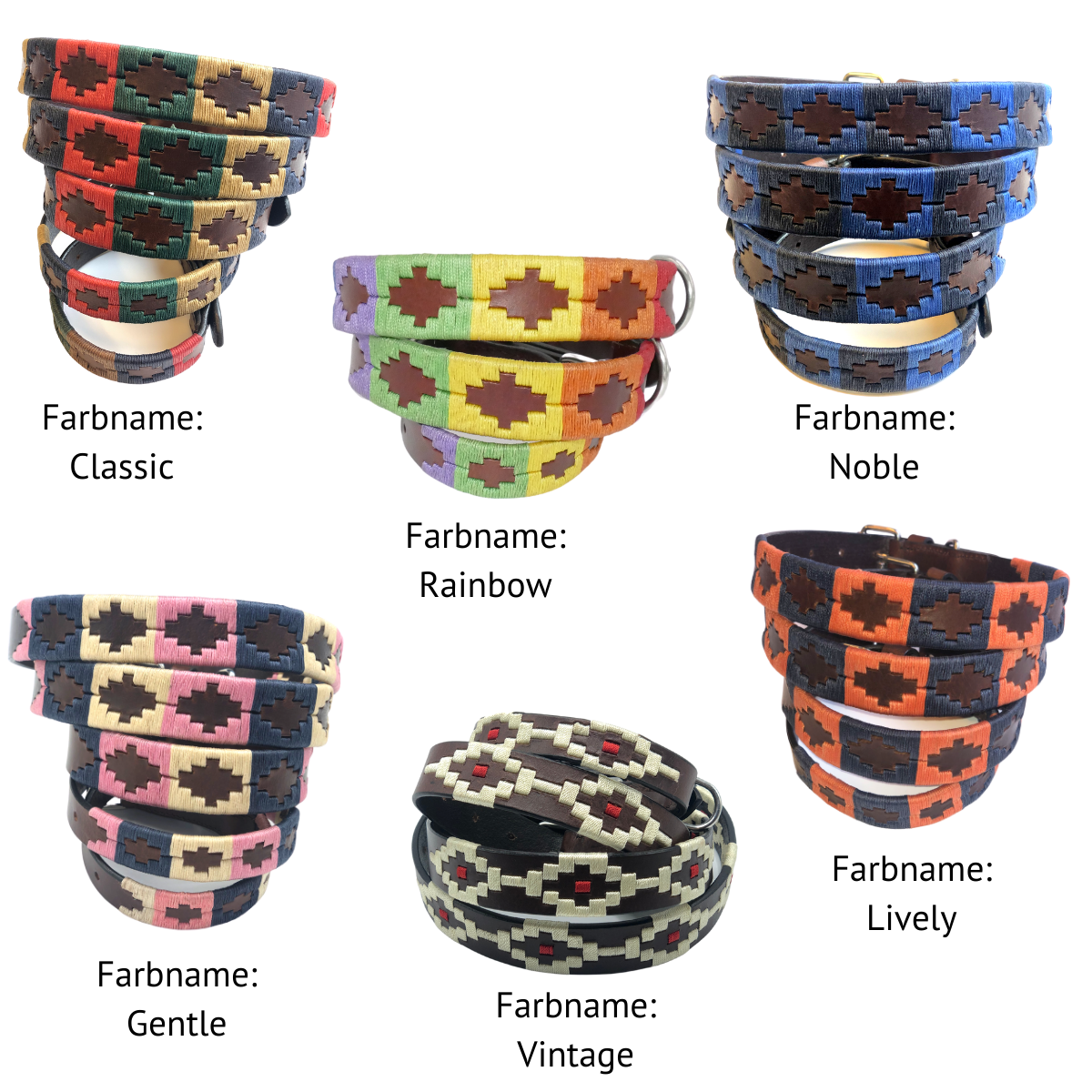 Kipita Hundehalsbänder Kipita Polo Halsband Vintage L