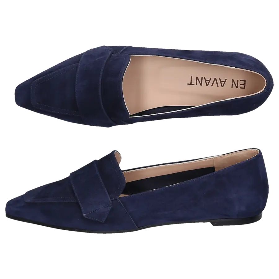 EN AVANT - Ballerinas X211028 Veloursleder - blau