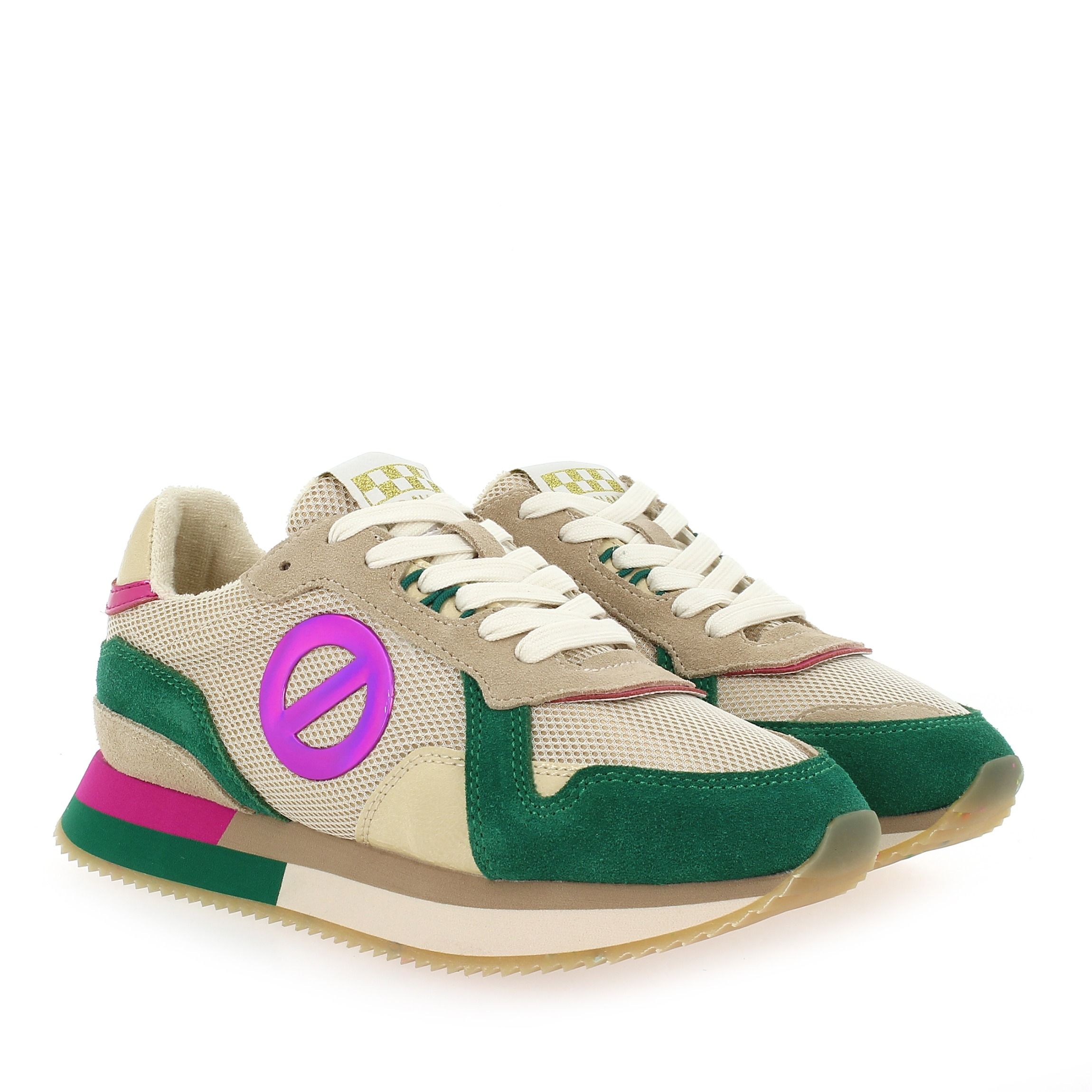 No Name  MIA JOGGER - Beige Vert