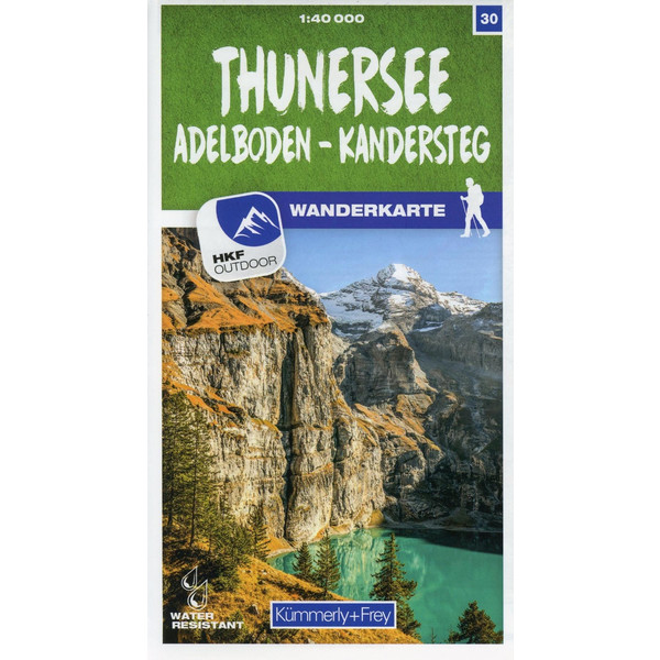 Thunersee / Adelboden - Kandersteg 30 Wanderkarte 1:40 000 matt laminiert - Wanderkarte