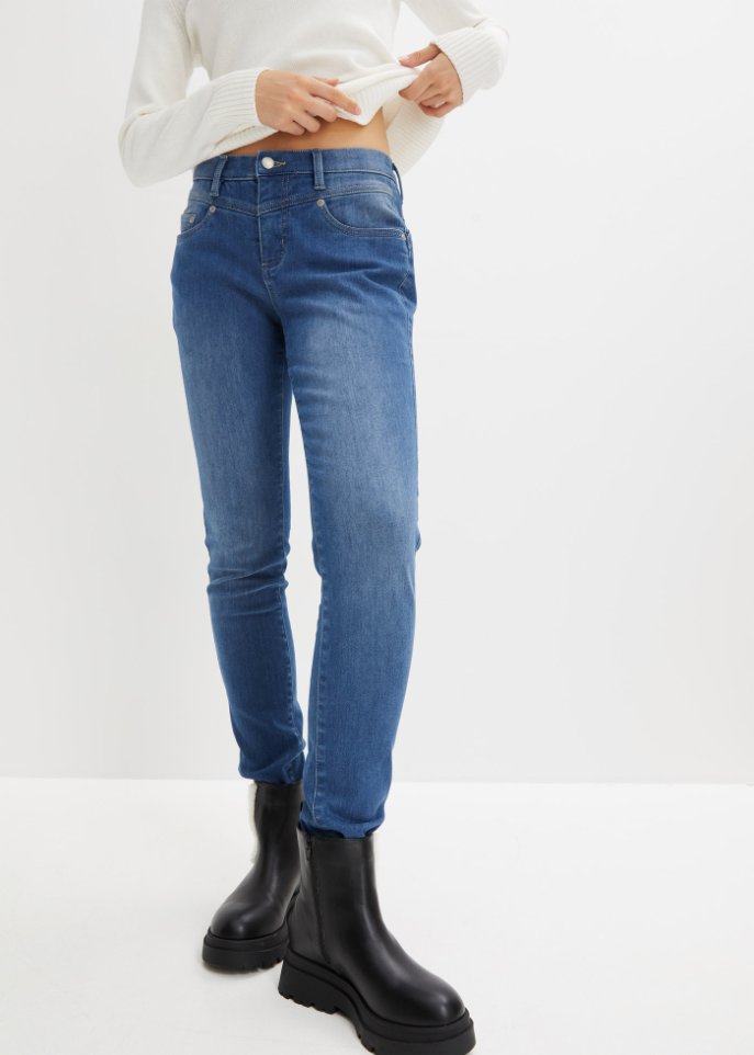 Shaping Thermo-Jeans mit kuscheliger Innenseite, Slim