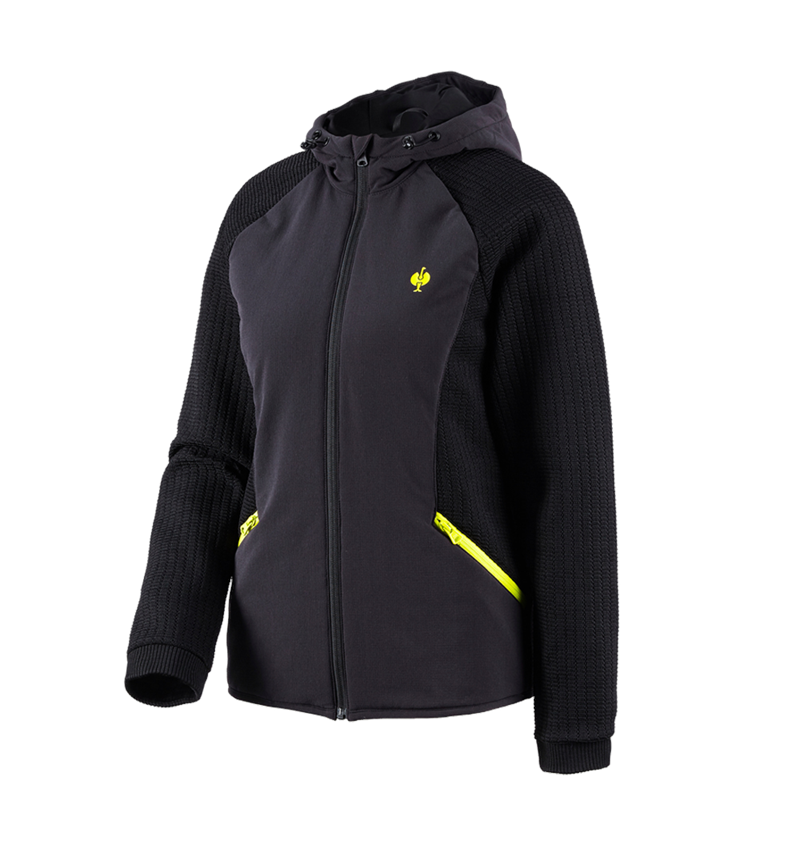 Hybrid Kapuzenstrickjacke e.s.trail, Damen