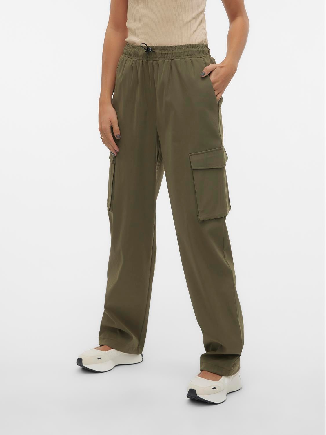 VMPEPPER Hohe Taille Cargohose