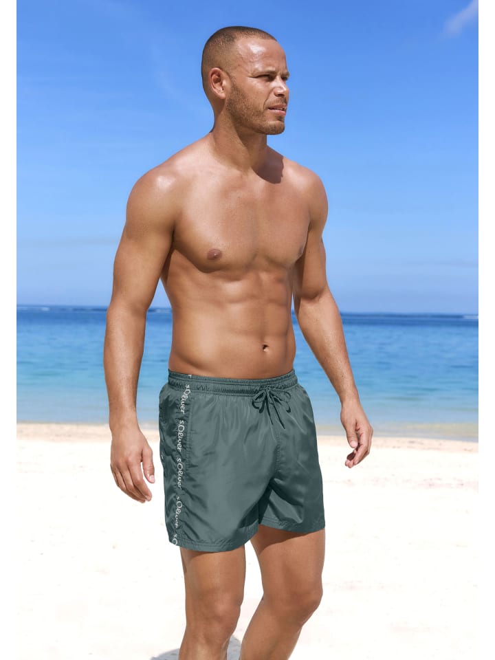 s.Oliver Badeshorts in petrol günstig kaufen