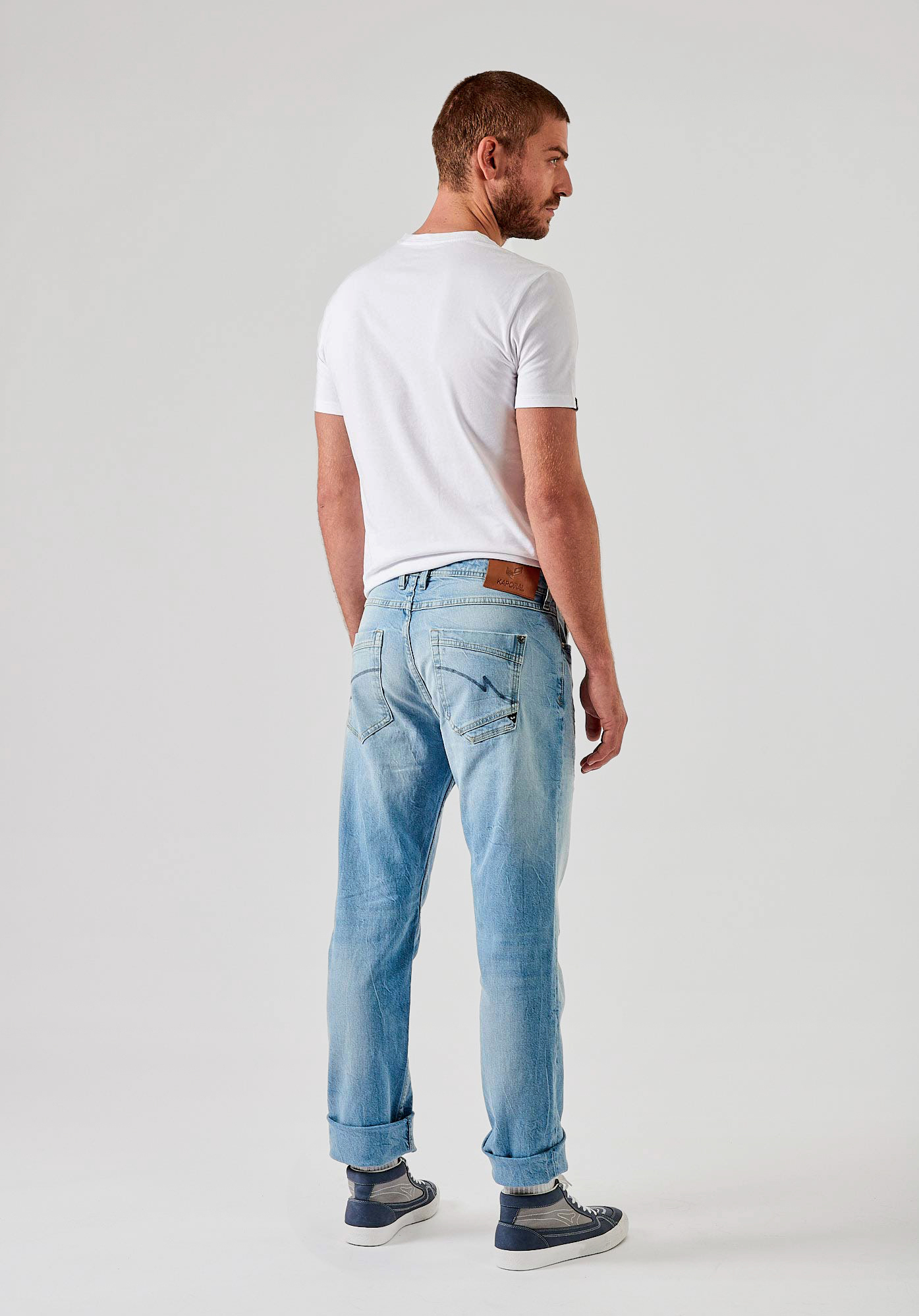 DATTE  Jean straight bleu homme