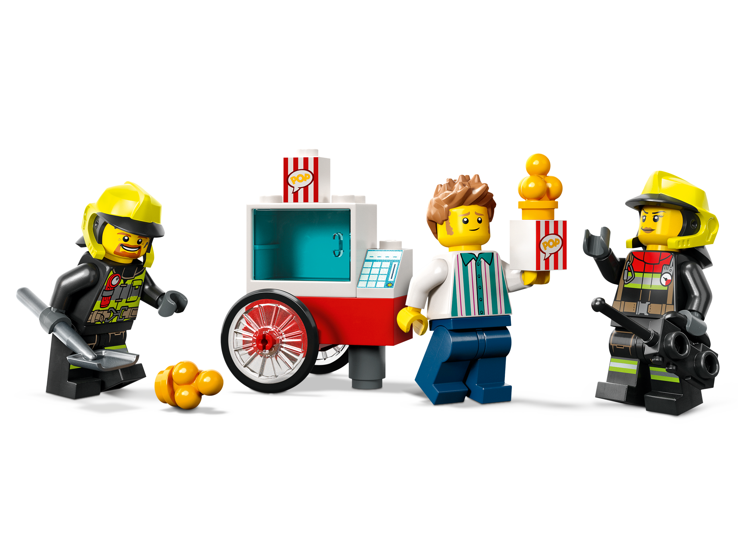 Feuerwehrstation und Löschauto 60375