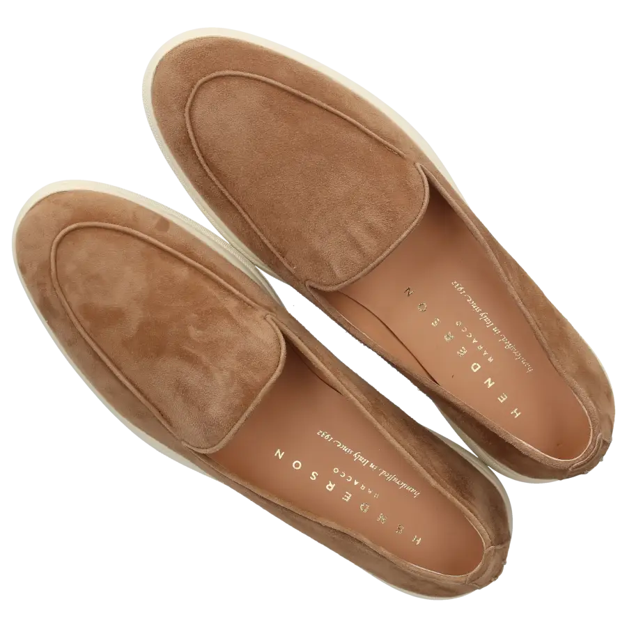 Henderson - Loafer EVA Veloursleder - beige