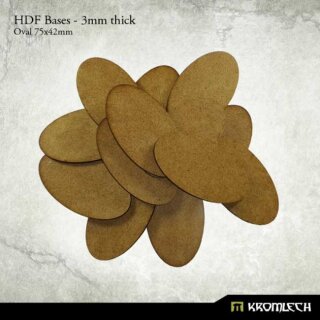 HDF Bases Oval 75x42mm (15)