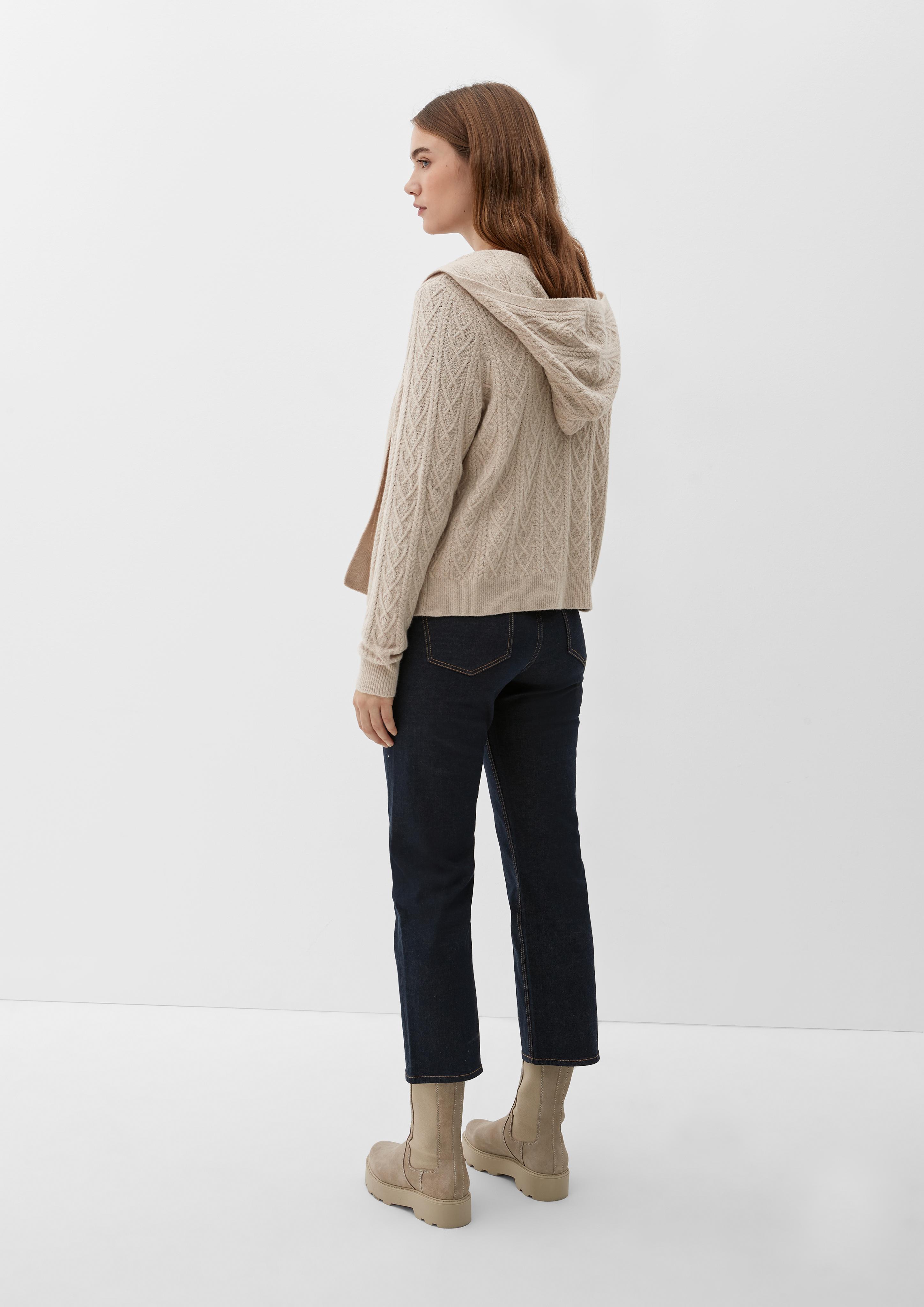 Cardigan mit Zopfmuster  2124135-8095