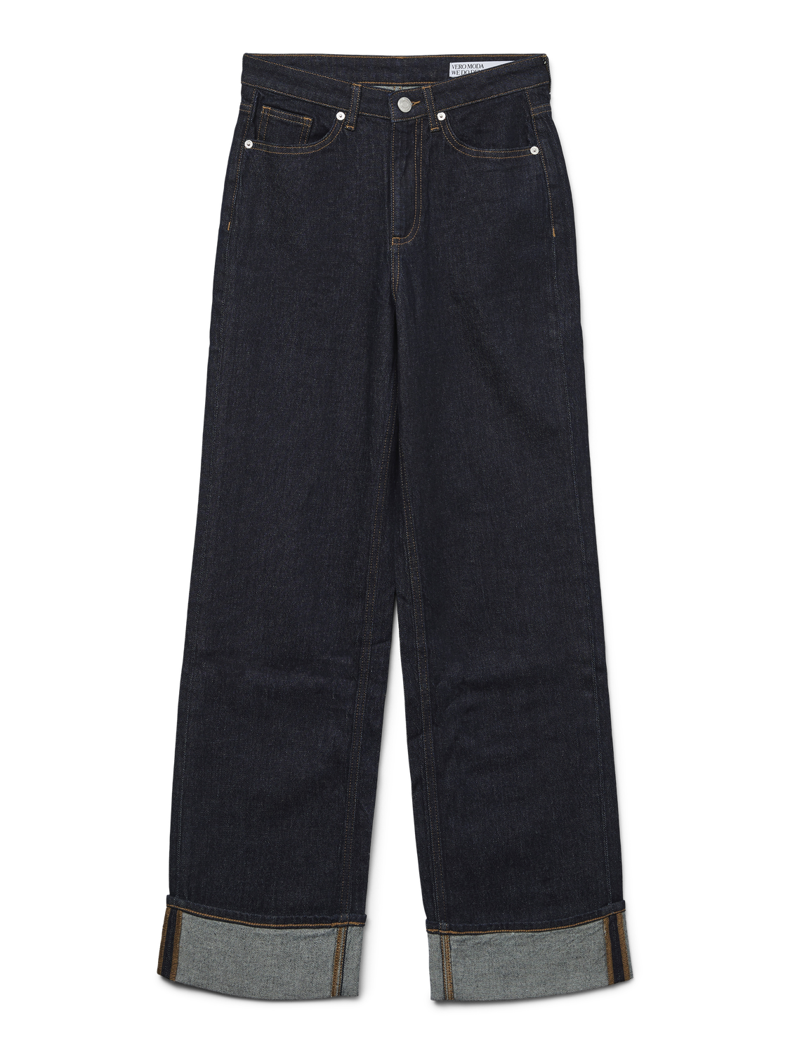 VMTESSA Hohe Taille Weiter Beinschnitt Jeans
