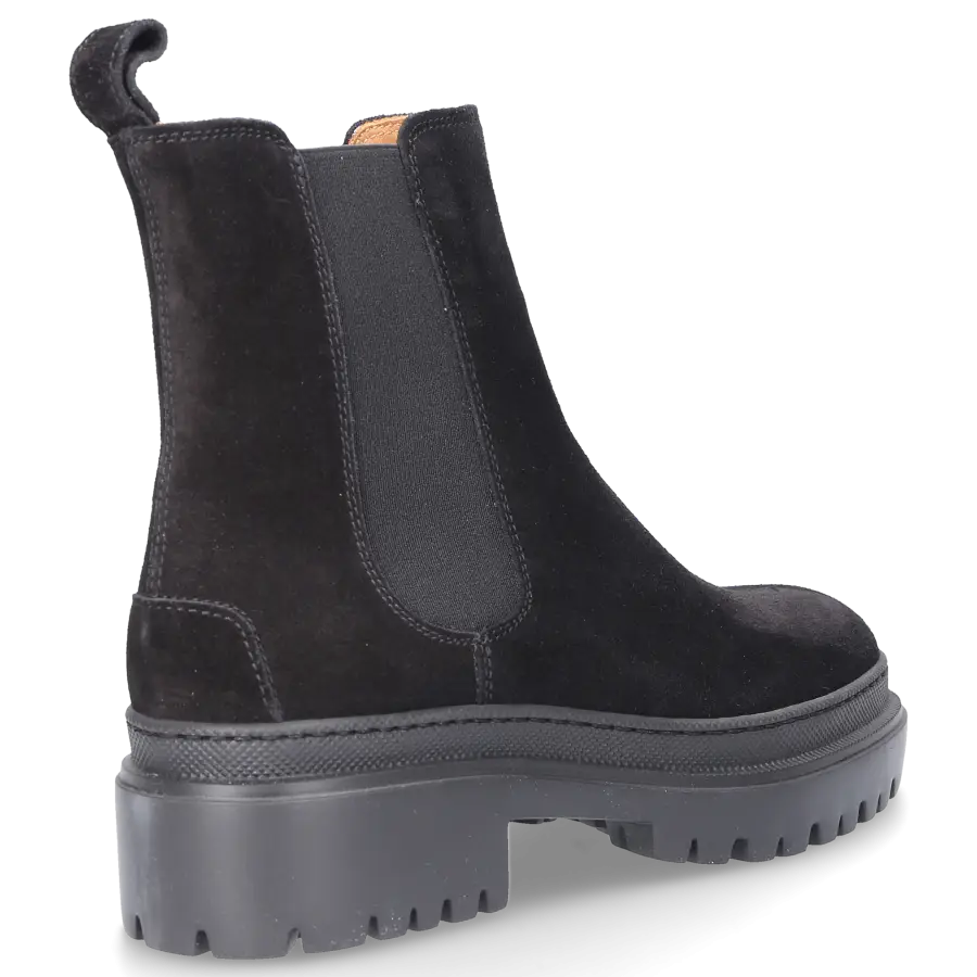 EN AVANT - Chelsea Boots D0600003/581 Veloursleder - schwarz