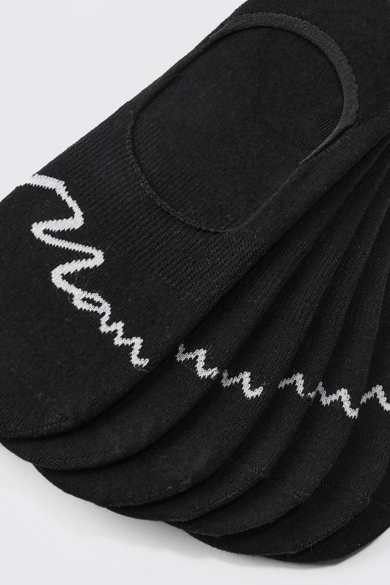 7er-Pack unsichtbare Man Signature Socken