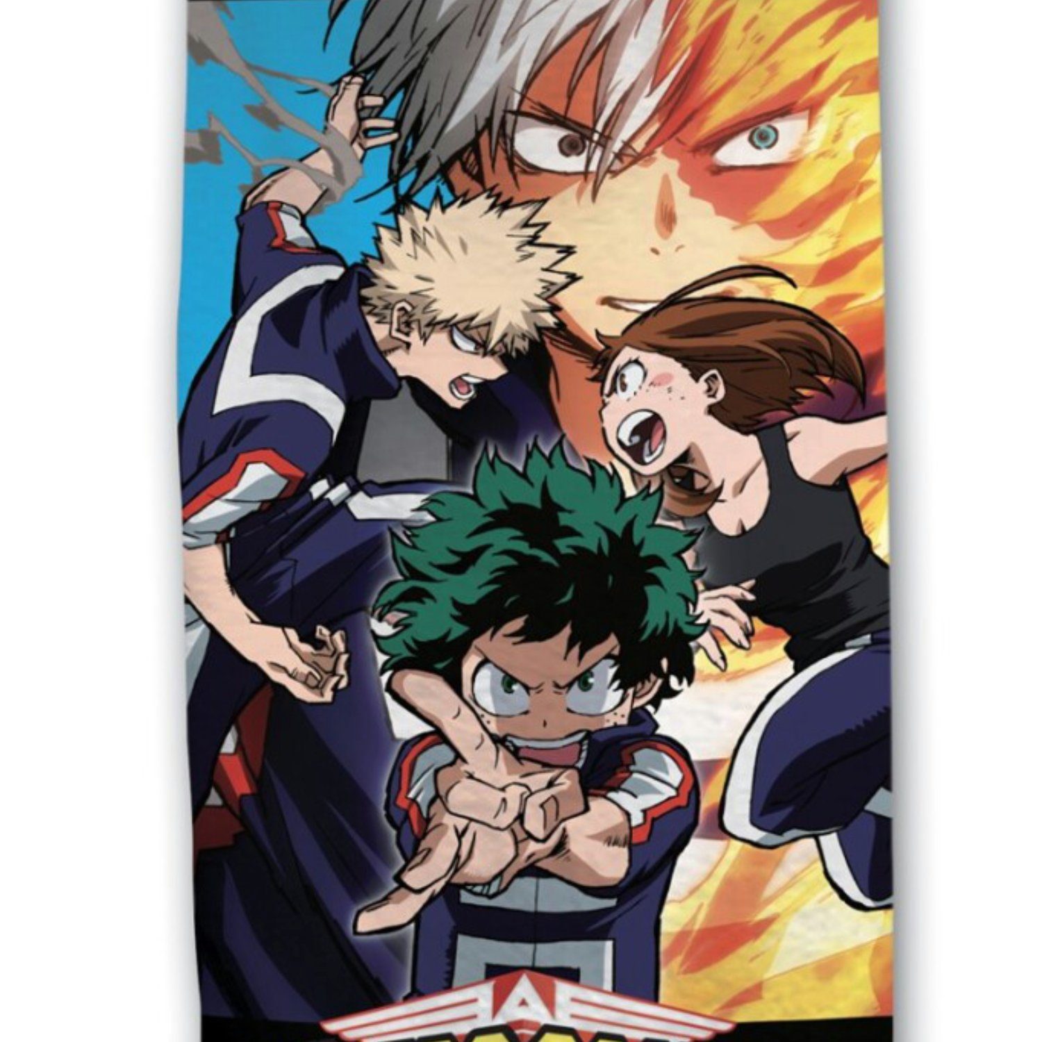 MY HERO ACADEMIA Strandtuch Anime My Hero Academia Badetuch, Mikrofaser, 70x140 cm