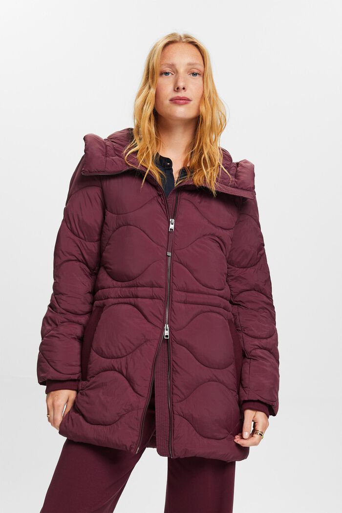 Steppjacke mit Kapuze