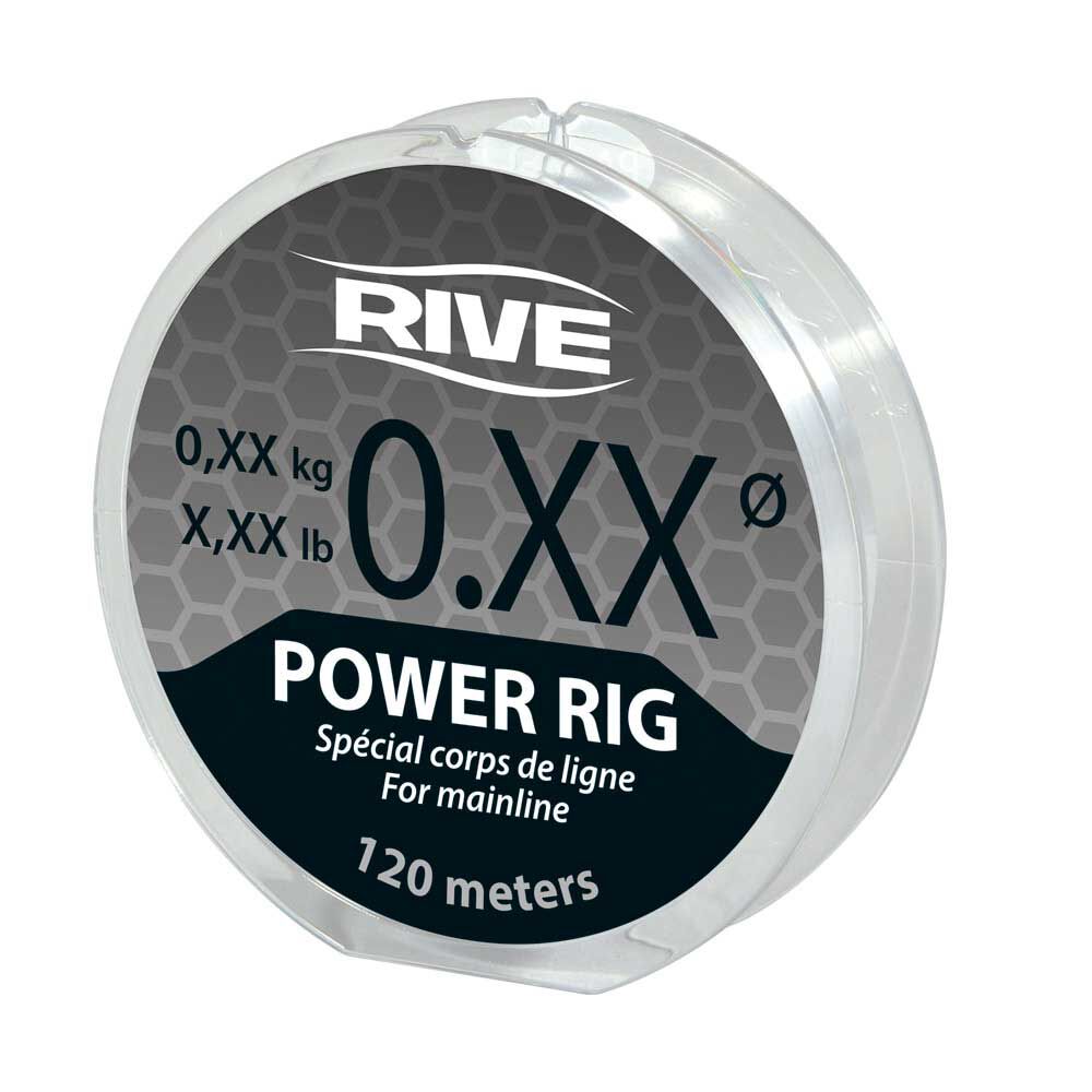 Nylon Rive Power Rig Transparentny - szpula 120M