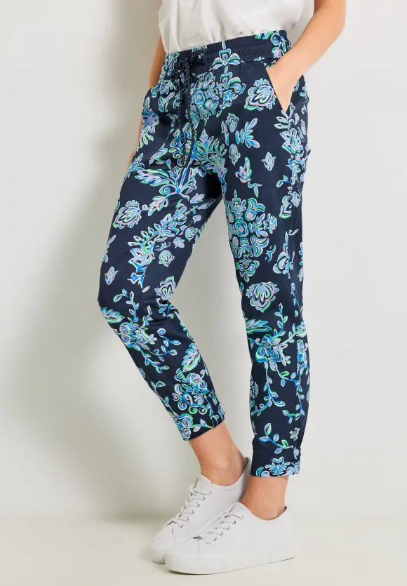 CECIL Casual Fit Hose mit Print