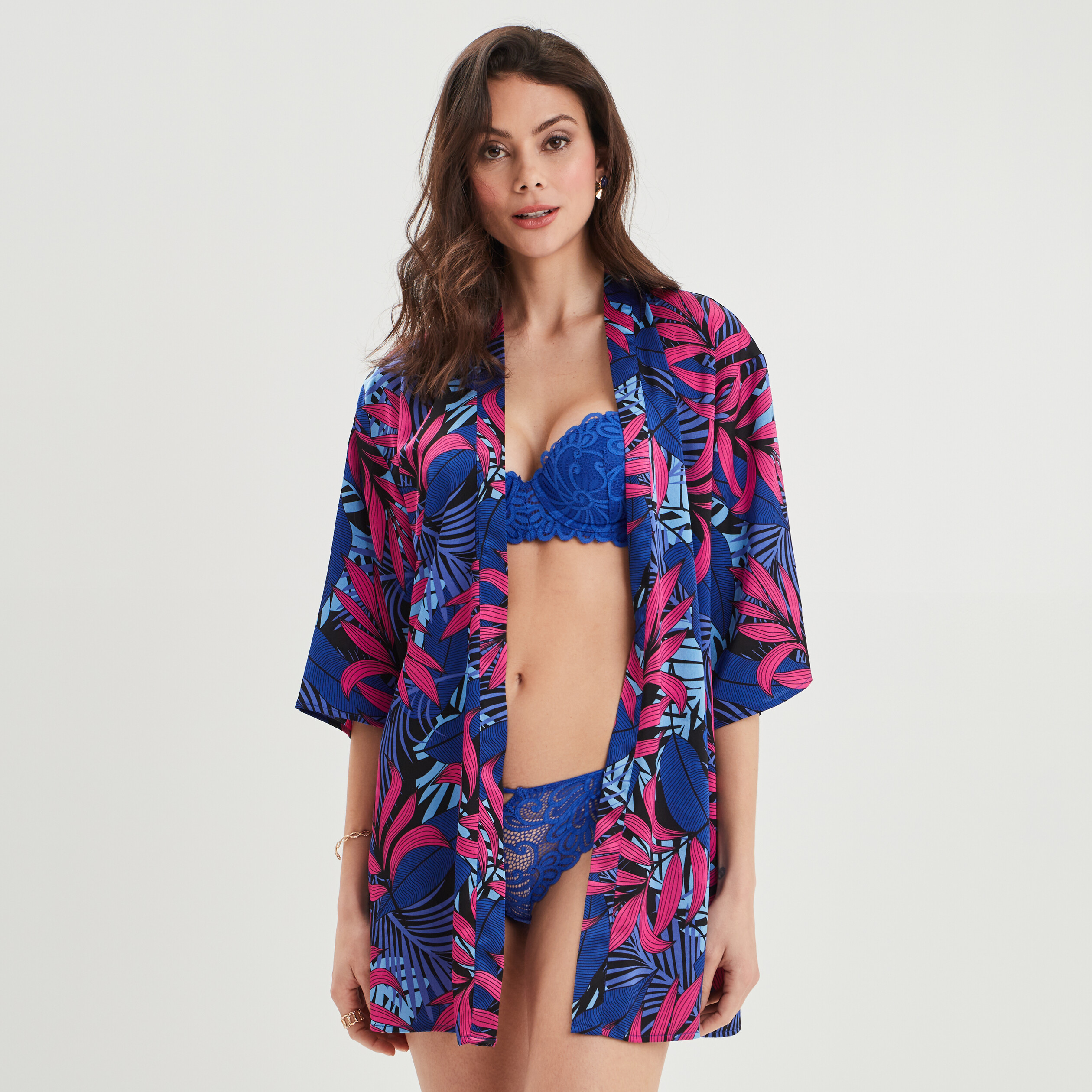 Soutien-gorge corbeille bleu electrique femme | La Halle