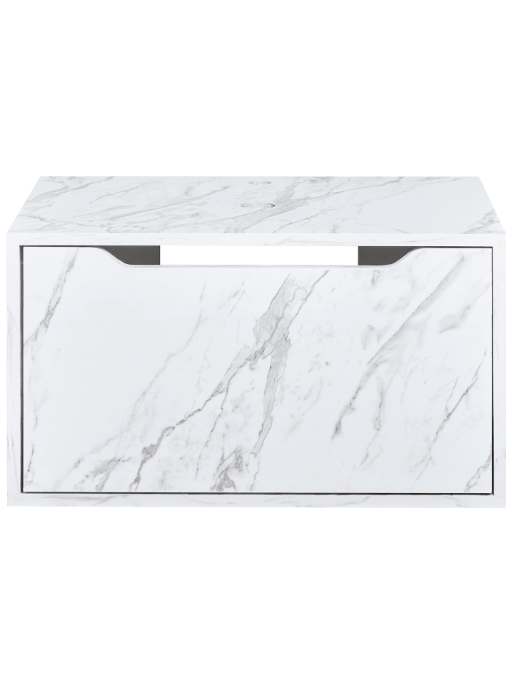 Beliani Waschbeckenunterschrank PETROLINA in Weiß - (W) 60 x (H) 33 x (L) 39 cm günstig kaufen onesize