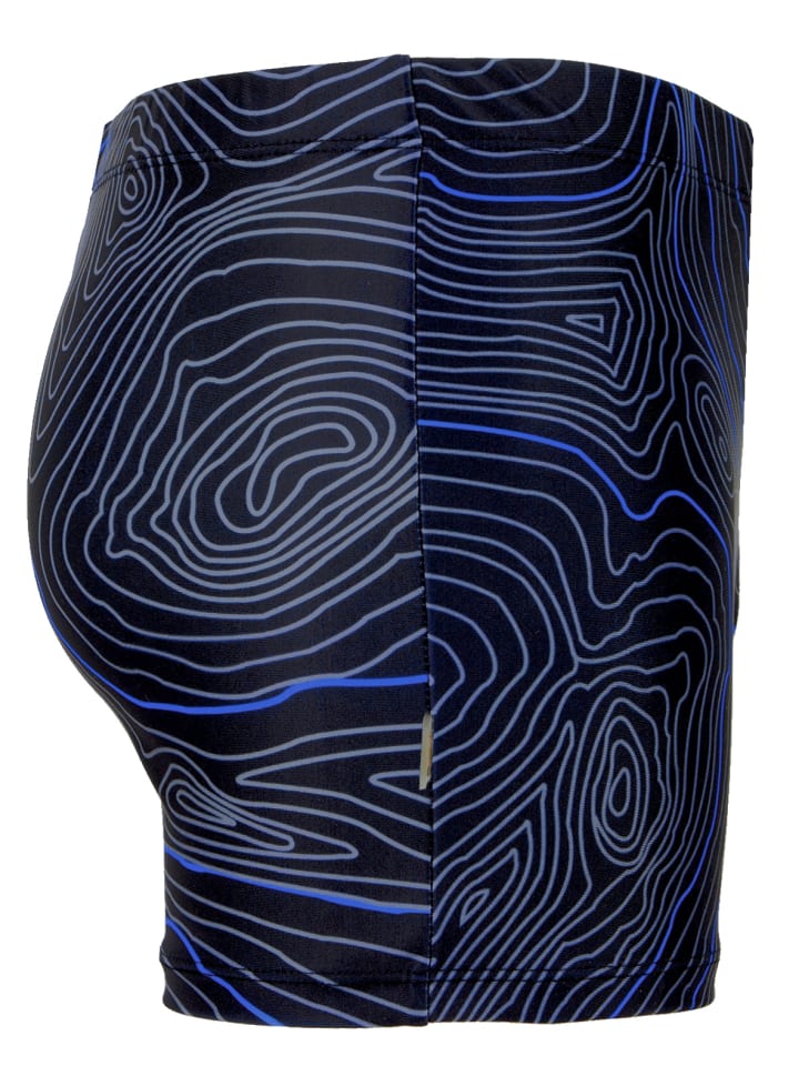 GUGGEN MOUNTAIN Badehose Linien in Blau günstig kaufen