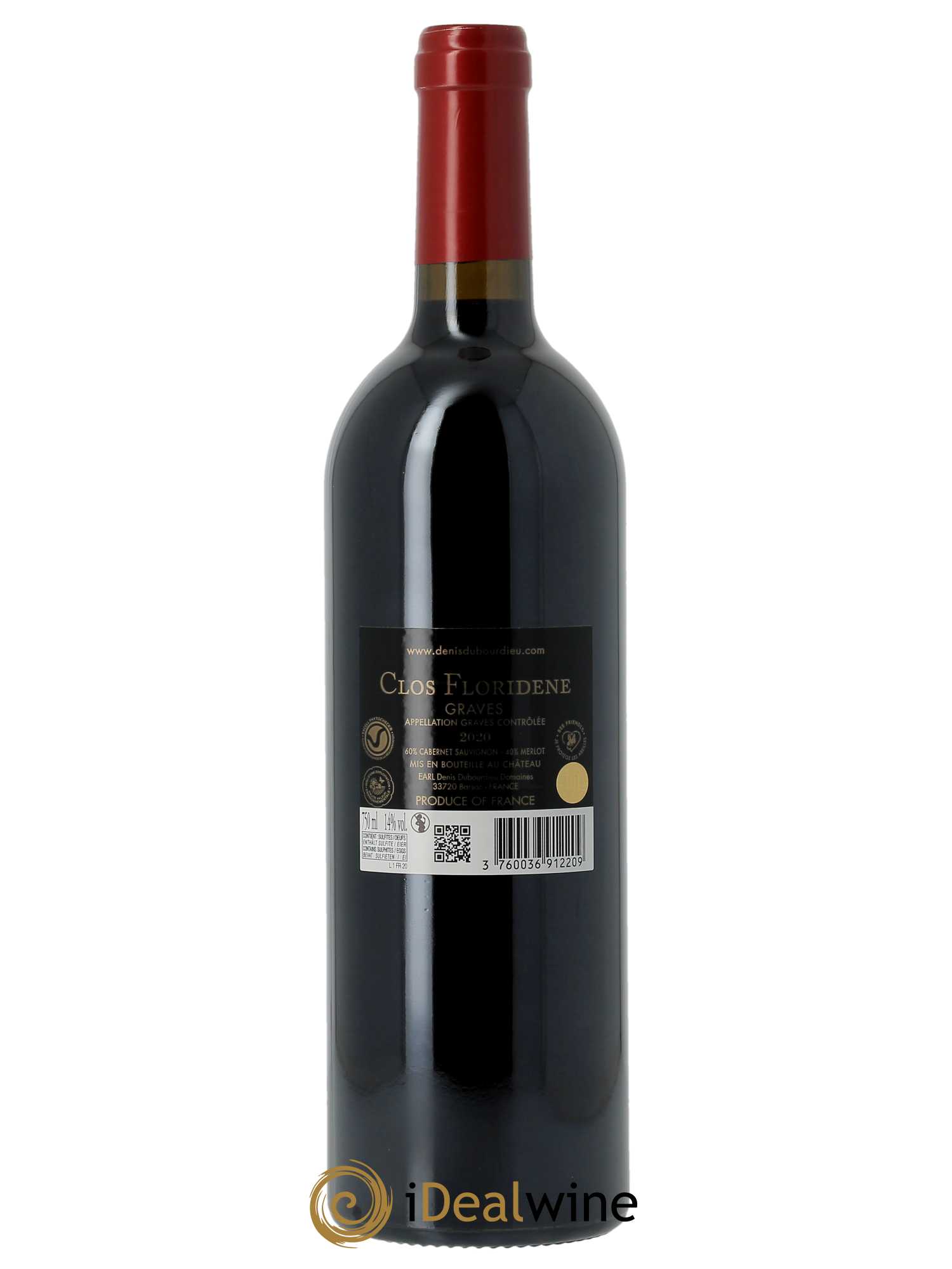 Clos Floridène (CBO à partir de 6 BTS) 2020 - Lot de 1 Bouteille