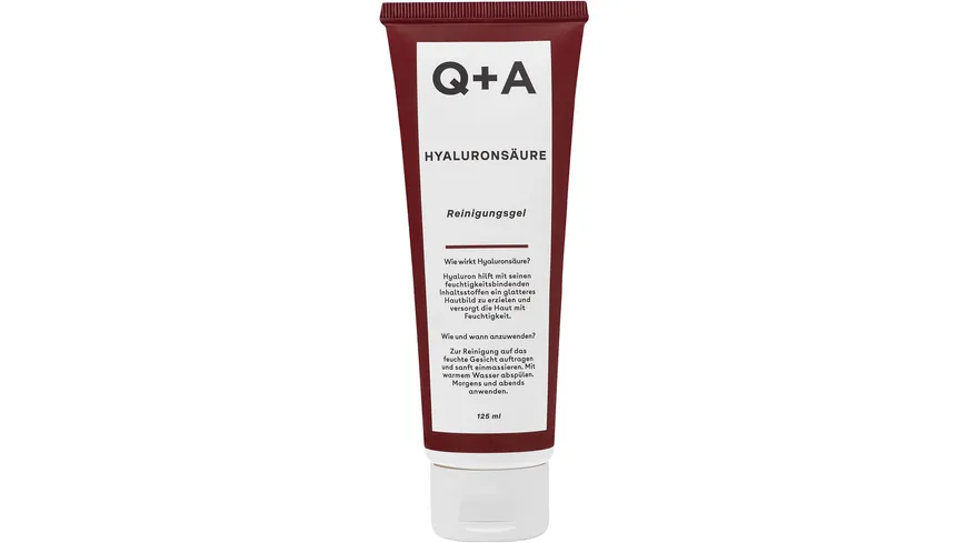 Q+A Reinigungsgel Hyaluronsäure 125 ml