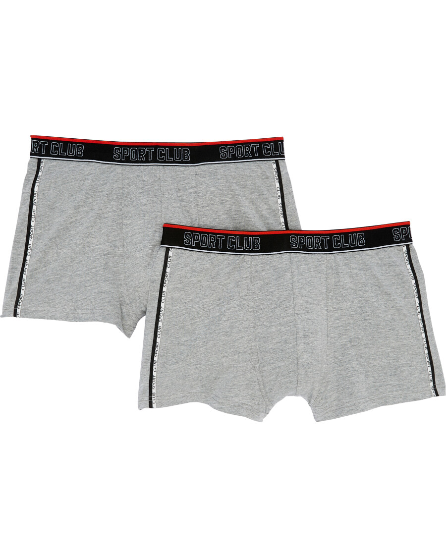 Retro Boxershorts mit Schriftzug