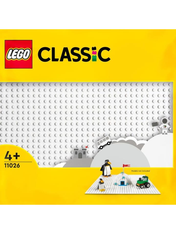 LEGO Classic Weiße Bauplatte in Weiß ab 4 Jahre günstig kaufen onesize