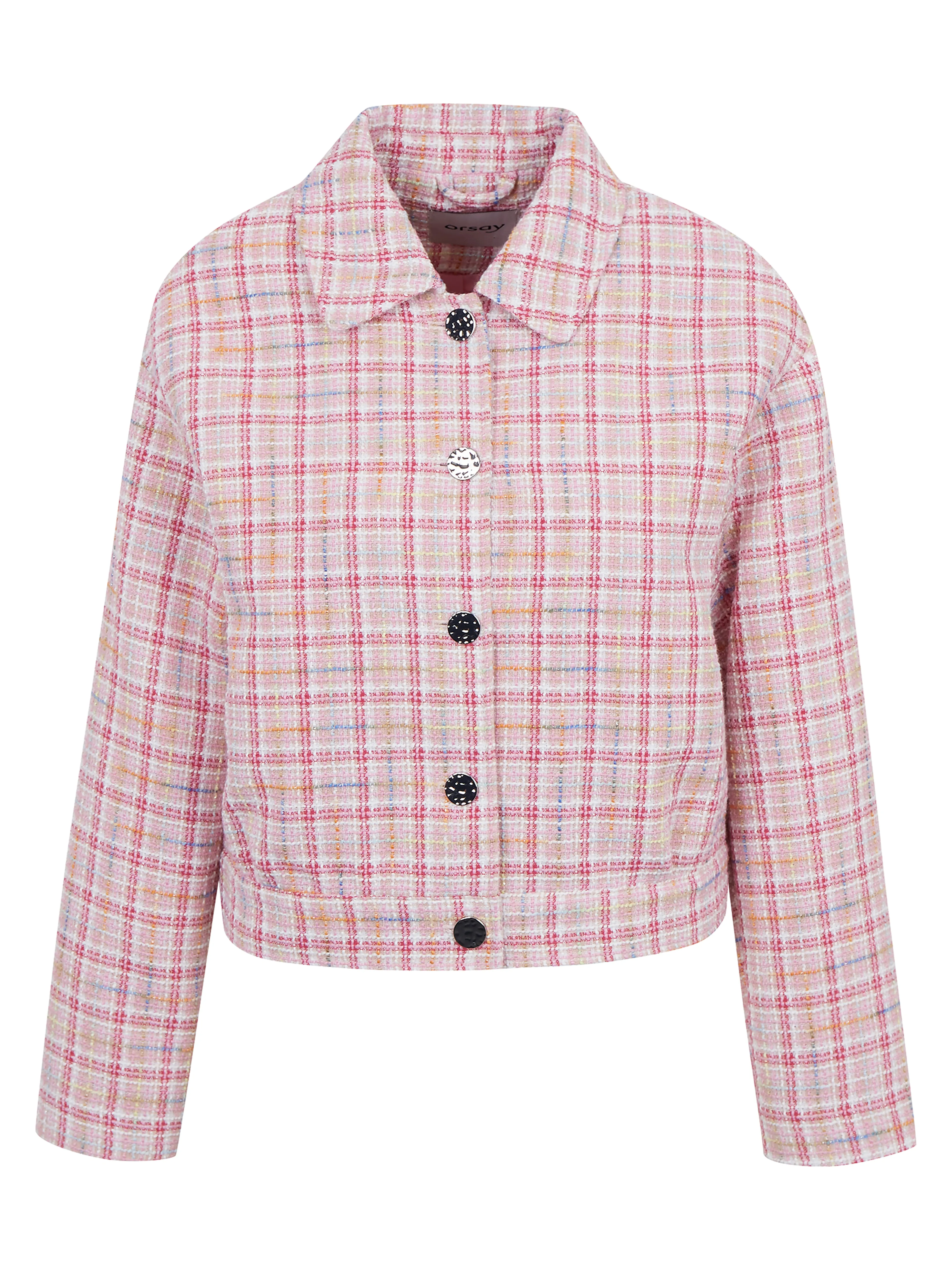 Rosa karierte Damenjacke ORSAY