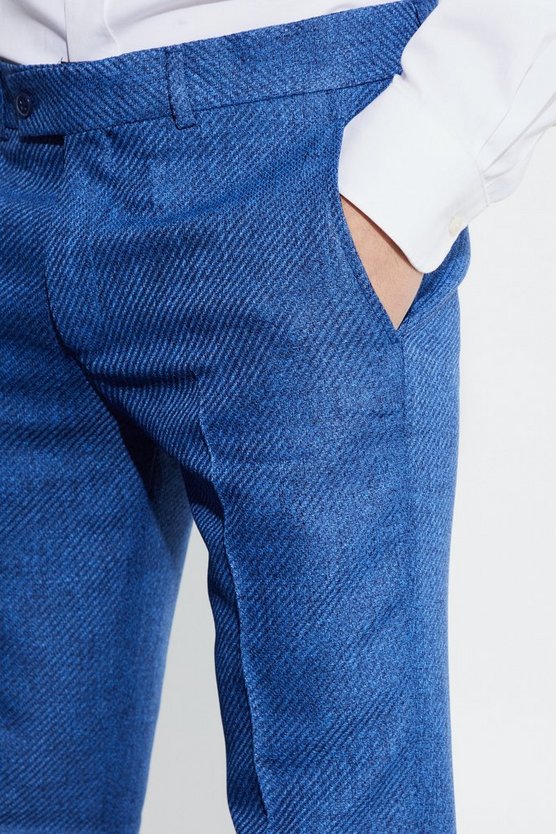 Skinny Anzughose mit Print