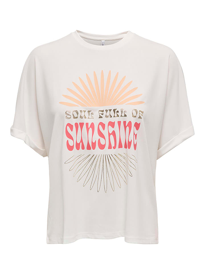 ONLY Shirt in Weiß günstig kaufen