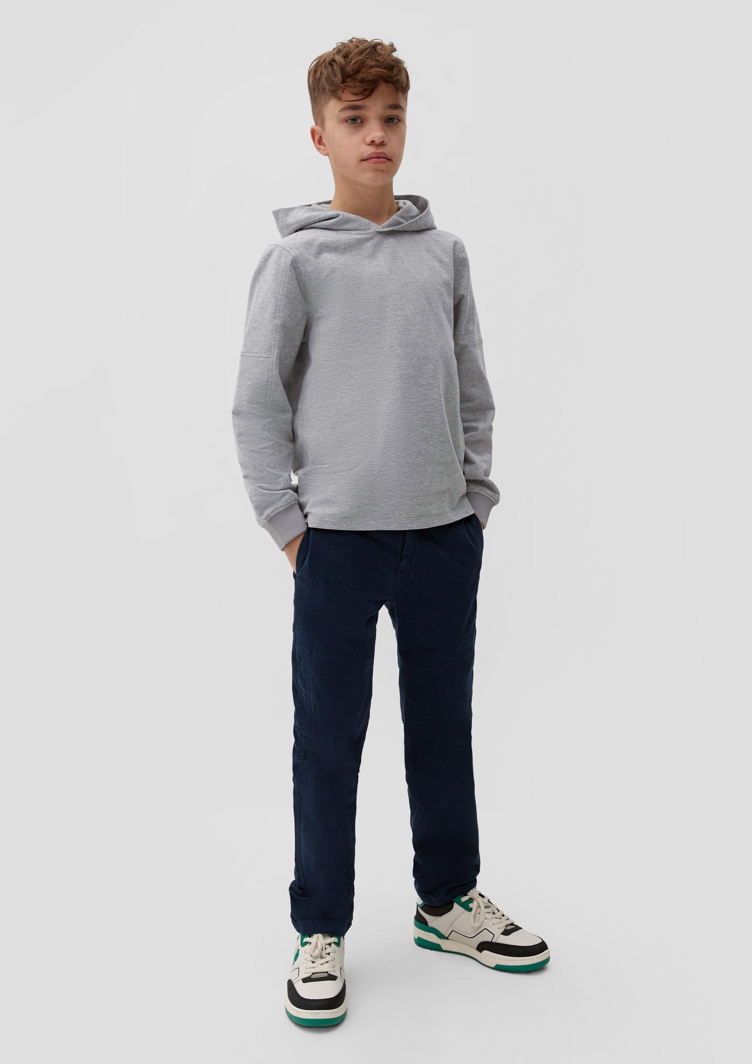 Kapuzensweatshirt mit Teilungsnähten  2134026-9400