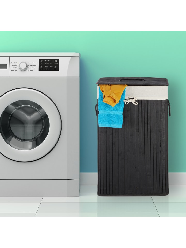 relaxdays Wäschekorb in Weiß - 80 l günstig kaufen onesize