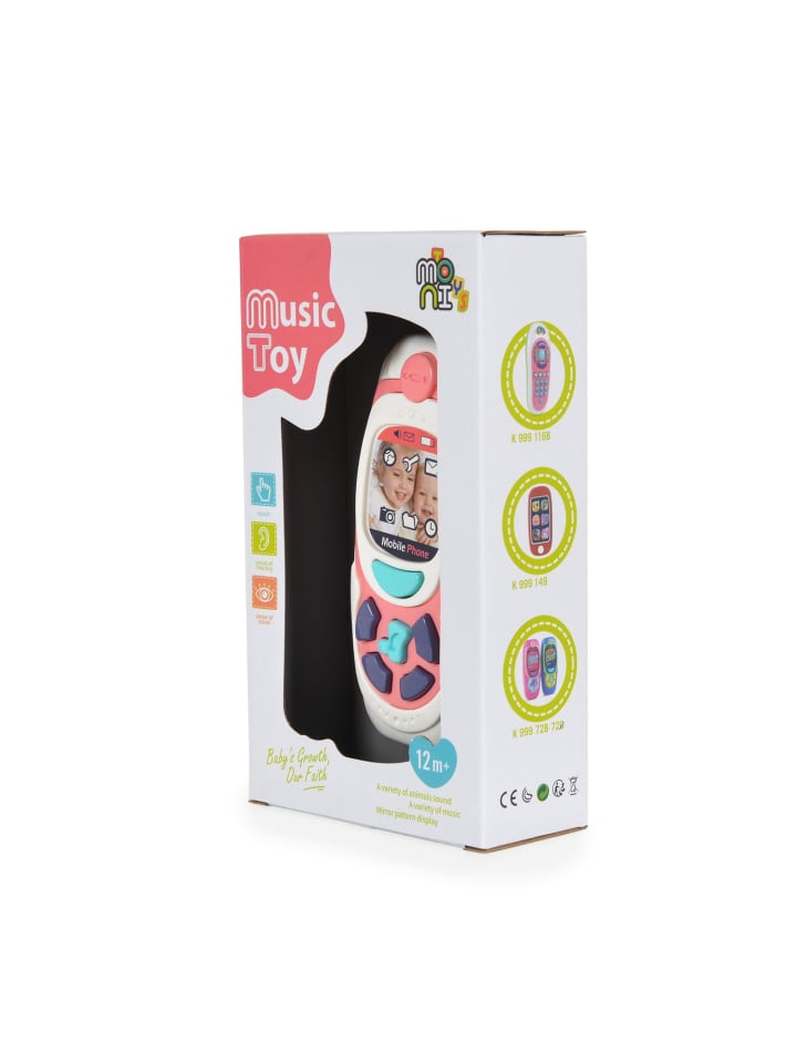 Moni Musikspielzeug Telefon K999-72G in rosa günstig kaufen onesize