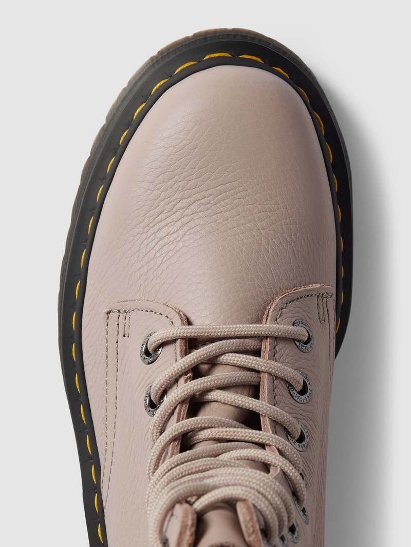 Schnürstiefel mit Zugschlaufe Modell 'Jadon III' in beige