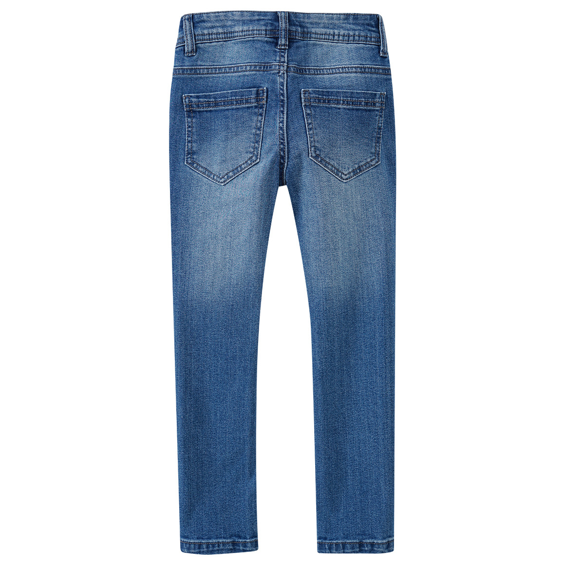 Jungen Skinny-Jeans mit Used-Waschung