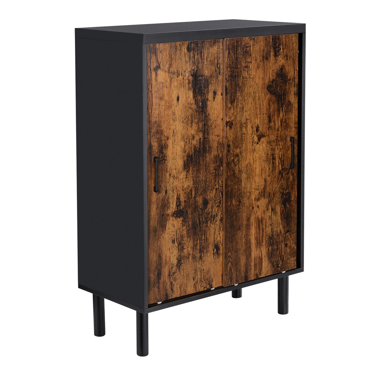 Vasagle Schuhschrank, 70x35x100cm, Rustikales Braun