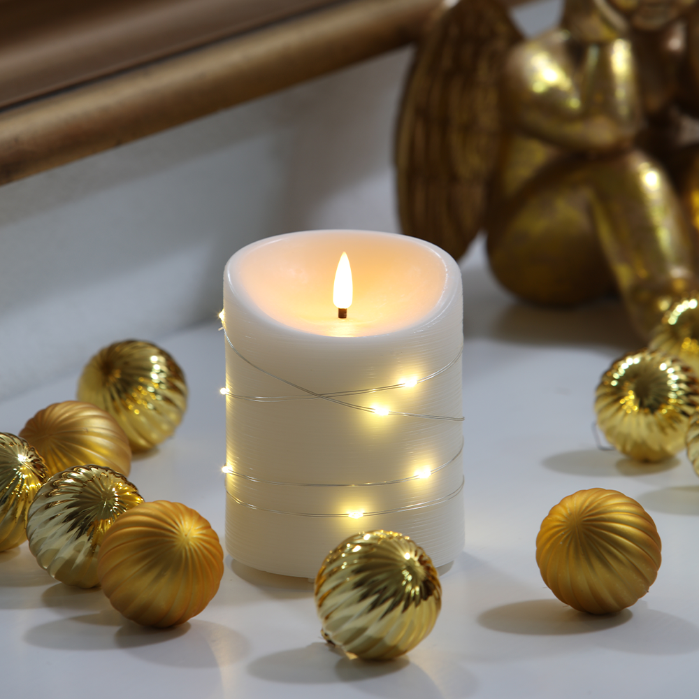 ELEPHANT CANDLE LED Outdoor Echtwachskerze 