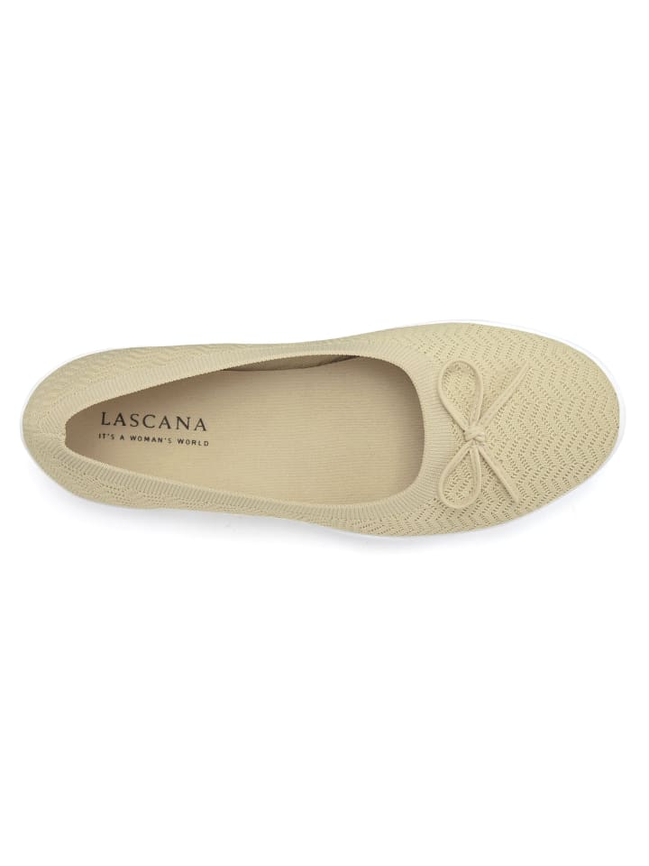 LASCANA Sneaker Ballerinas in beige günstig kaufen